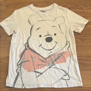 Disney Beige Winnie the Pooh Short Sleeve Tee
